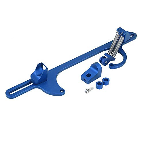 Throttle Cable- 4150  and  4160 Series Carburetor Bracket Billet Aluminum Throttle Cable Carburetor Bracket for 4150  and  4160 Series Carburetor-blue-