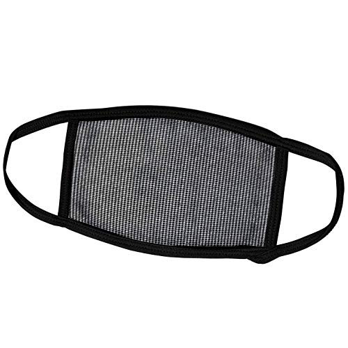 3dRose Black Chalkboard and Faux Silver Tiny Diamond Pattern - Face Covers -fc-283026-1-