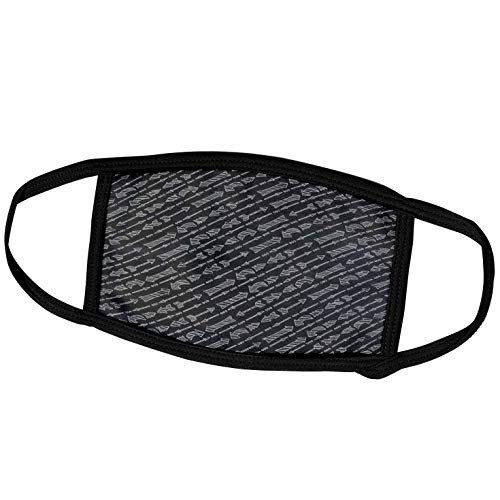 3dRose Anne Marie Baugh - Chalkboard - Arrows Pattern On A Chalkboard Background - Face Masks -fm-239968-2- 3dRose Anne Marie Baugh - Chalkboard - Arrows Pattern On A Chalkboard Background - Face Masks -fm-239968-2-