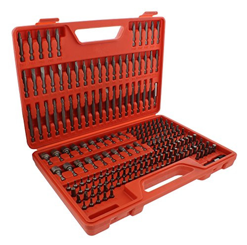 ABN Screwdriver Bit 208-Piece Set  Power Drill Bits, Nut Driver, Security, Tamper Security, Bit Holder, Adapter