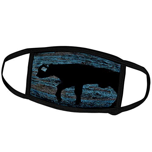 3dRose Cassie Peters Digital Art - The Calf and Blue Peeling Paint Digital Art - Face Masks -fm-287092-2- 3dRose Cassie Peters Digital Art - The Calf and Blue Peeling Paint Digital Art - Face Masks -fm-287092-2-