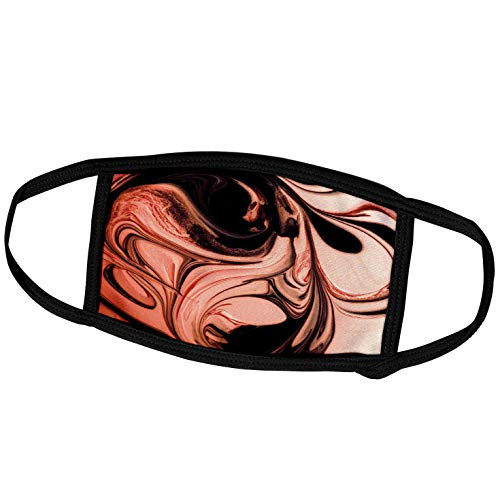 3dRose Stamp City - Abstract - Macro Photograph of Paint Swirls in Shades of red and Black. - Face Masks -fm-319119-3- 3dRose Stamp City - Abstract - Macro Photograph of Paint Swirls in Shades of red and Black. - Face Masks -fm-319119-3-