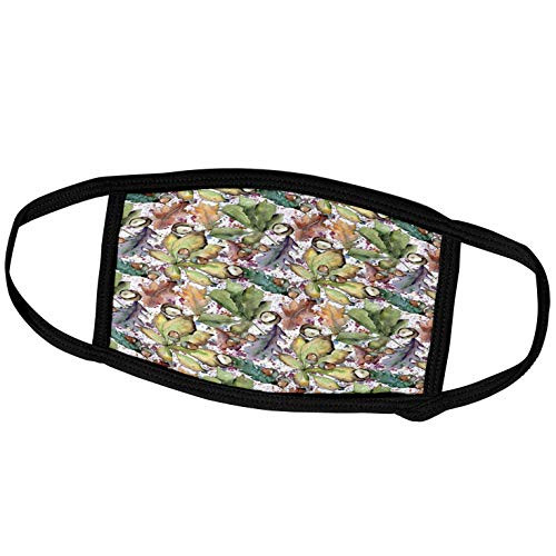 3dRose Anne Marie Baugh - Patterns - Pretty Image of Fall Leaves On Image of Paint Splatter Pattern - Face Masks -fm-323079-2- 3dRose Anne Marie Baugh - Patterns - Pretty Image of Fall Leaves On Image of Paint Splatter Pattern - Face Masks -fm-323079-2-