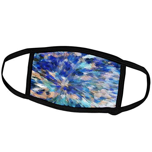 3dRose Florene Abstract - Paint Splatters - Face Masks -fm-60678-2-