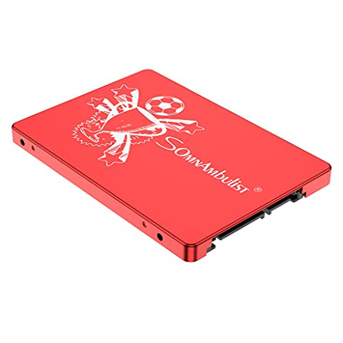Somnambulist SSD 120GB 240GB Built-in Solid State Drive Suitable for Notebook Computers SATA III 500MB/s -Red-120GB-