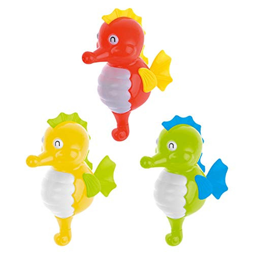 YIJU Baby Bath Toy- Swimming Turtle- Floating Wind-up Bathtub Pool Toys Cute Water Play Sets for Kids Boys Girls - Hippocampus YIJU Baby Bath Toy- Swimming Turtle- Floating Wind-up Bathtub Pool Toys Cute Water Play Sets for Kids Boys Girls - Hippocampus