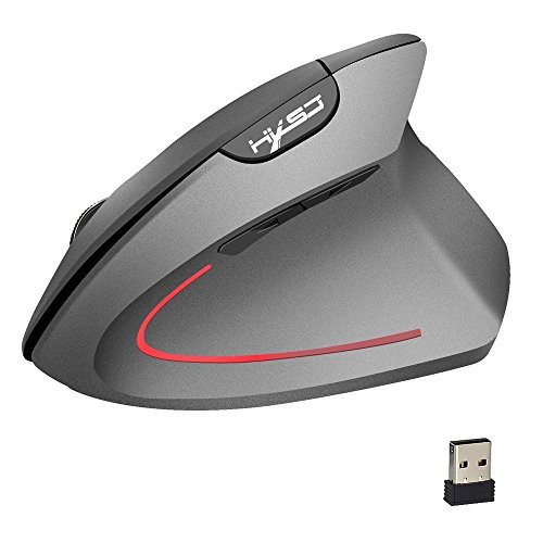 TheRang Wireless Mouse 2.4GHz Game Ergonomic Design Vertical Mouse 2400DPI USB Mice