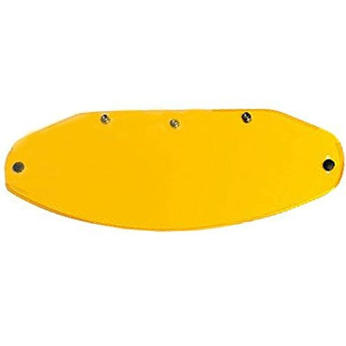 Echo 5 Snap Flat Shield for Motorcycle Helmet -Amber-