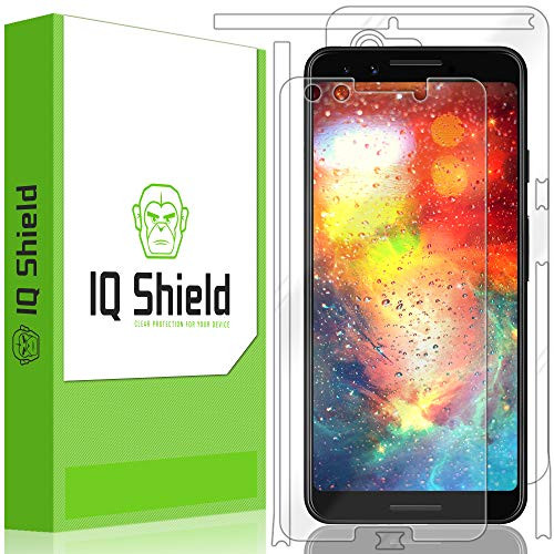 IQ Shield Full Body Skin Compatible with Google Pixel 3  Plus  LiQuidSkin Clear -Full Coverage- Screen Protector HD and Anti-Bubble Film