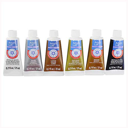 Artist's Loft Metallic Acrylic Paint Set- 6 Count