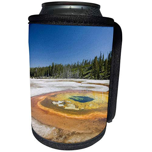 3dRose Danita Delimont - Yellowstone - Wyoming- Yellowstone NP- Geyser- Chromatic Pool - US51 JWI0249 - Jamie and Judy Wild - Can Cooler Bottle Wrap -cc-97404-1-