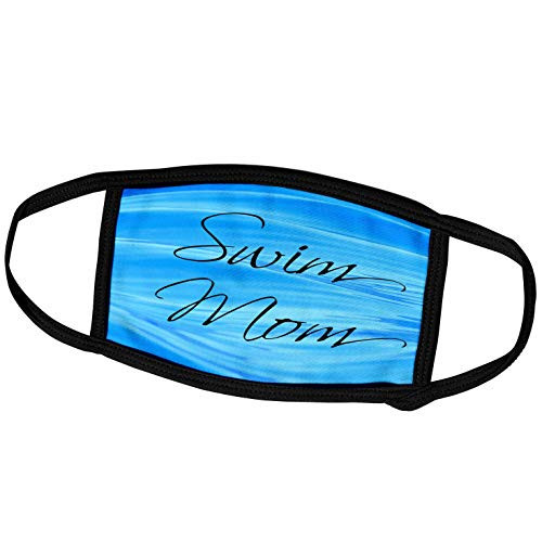 3dRose Face Cover Medium- Swim mom- Water Background- Pool Water