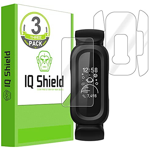 IQ Shield Full Body Protector Compatible with Fitbit Ace 3 -3-Pack- Plus  Clear -Full Coverage- Screen Protector HD and Anti-Bubble Film