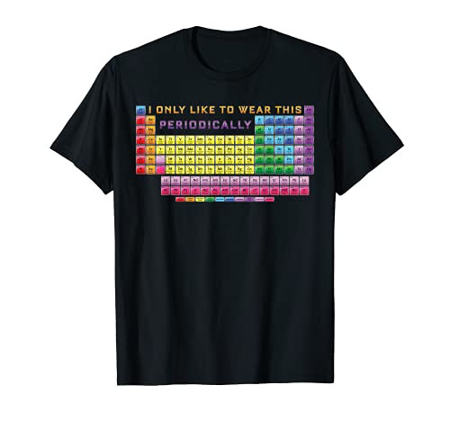 Colorful Periodic Table- Periodic Table of Elements T-Shirt T-Shirt