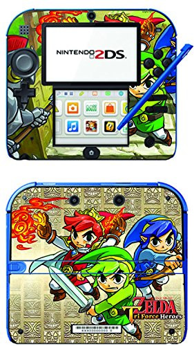 Zelda: Tri Force Heroes Heros Game Skin for Nintendo 2DS Console
