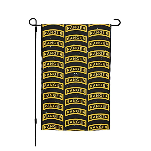 Us Army Retro Ranger Tab Flag 3d Wall Banner Poster For Home Garden Outdoor Indoor 12 X 18 In