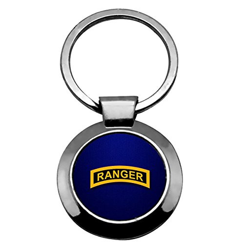 ExpressItBest Premium Key Ring - US Army Rangers -Airborne-- tab