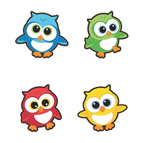 Fun Express Bulletin Board Cutouts - Owls - 48 Pieces - Educational and Learning Activities for Kids Fun Express Bulletin Board Cutouts - Owls - 48 Pieces - Educational and Learning Activities for Kids