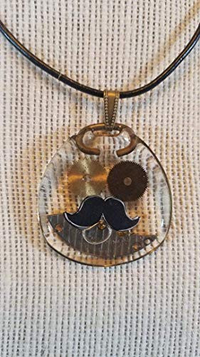 Time to check your mustache Necklace