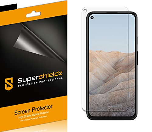 `-6 Pack- Supershieldz Designed for Google Pixel 5a Screen Protector- Anti Glare and Anti Fingerprint -Matte- Shield