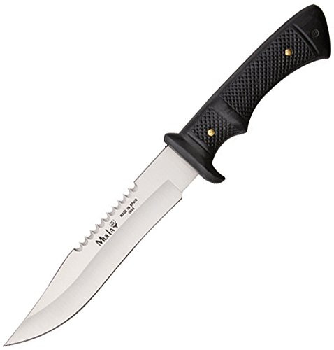Ruko Kraton Rubber Handle Survival Knife with Molded Nylon Sheath (6-/4-Inch)