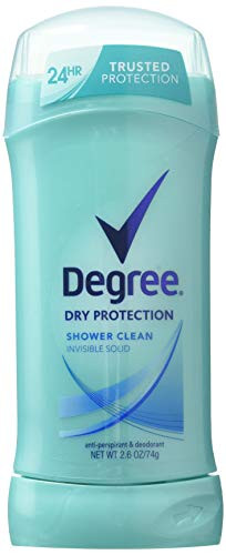 Degree Women Shower Clean Invisible Solid Anti-Perspirant  and  Deodorant 2.6 oz -Pack of 6-
