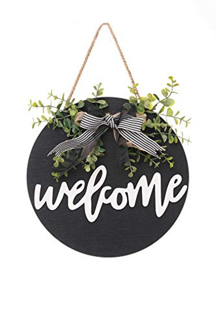 Welcome Sign Welcome Front Door Round Wood Sign Hanging Spring Welcome Sign Front Door Decoration Welcome Sign Welcome Front Door Round Wood Sign Hanging Spring Welcome Sign Front Door Decoration