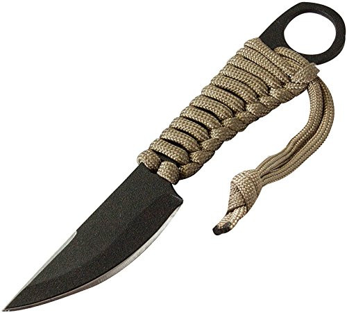 Condor Tool & Knife, Kickback Knife, 2-3/4in Blade, Paracord Handle with Sheath