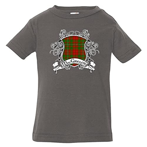 inktastic MacGregor Tartan Shield Baby T-Shirt 12 Months Charcoal Grey 233a8
