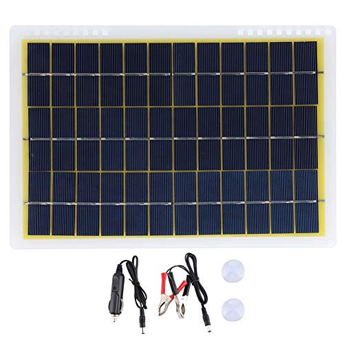Aliiace Solar Panel18V 10W Outdoor Solar Power Panel Board Photovoltaic Module Assembly for Travel Camping