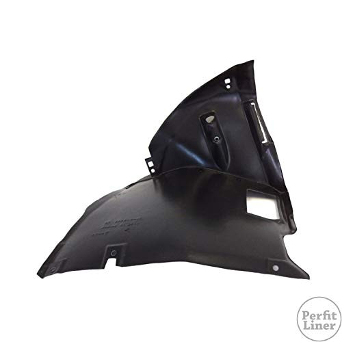 Perfit Liner New Front Left Driver Side Fender Liner Splash Shield Front Section 99-06 Compatible With BMW E46 3 Series 4 Door Sedan Wagon 323i 325i 325xi 328i 330i 330xi RWD Fit BM1250106 51718193811