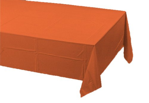 Creative Converting Plastic Banquet Table Cover- Bittersweet