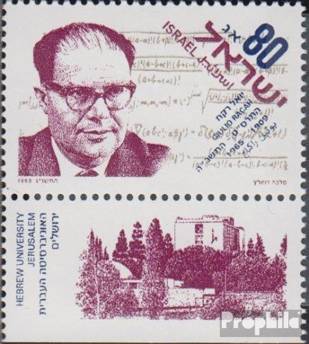 Israel 1271 with Tab -Complete.Issue.- 1993 Scientists -Stamps for Collectors-