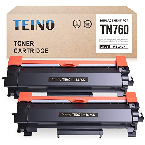 TEINO Compatible Toner Cartridge Replacement for Brother TN760 TN-760 TN730 (Black, High Yield, 2-Pack) TEINO Compatible Toner Cartridge Replacement for Brother TN760 TN-760 TN730 (Black, High Yield, 2-Pack)