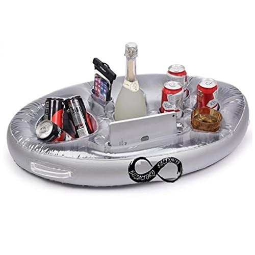 ssool Premium Floating Drink Holder Cup Tray Fun Versatile Portable Serving Bar for Pools  and  Hot Tub Beach  and  Outdoor