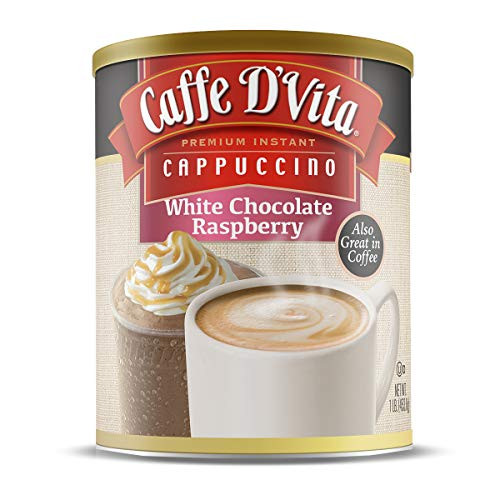 Caffe D'Vita White Chocolate Raspberry Cappuccino -16 oz-