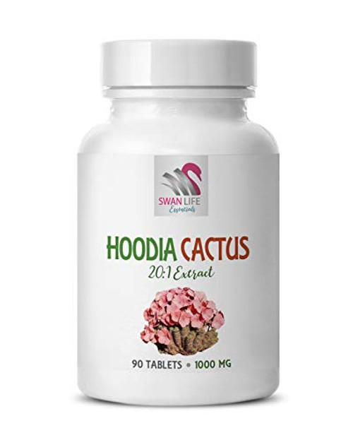 hoodia gordonii Extract - HOODIA Cactus 20:1 Extract - Weight Loss Pills - Appetite suppressants - 1 Bottle 90 Tablets