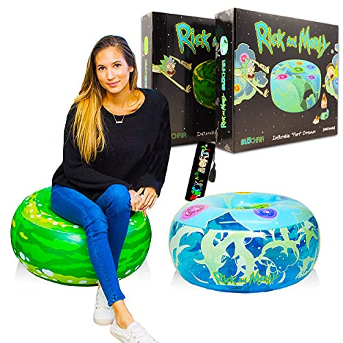 Rick and Morty Merchandise Bundle Rick and Morty Decorations - 2 Pack Rick and Morty Room Decor Accessories Inflatable Chairs Rick and Morty Pool Float Decorations Bedroom Rick and Morty Merchandise Bundle Rick and Morty Decorations - 2 Pack Rick and Morty Room Decor Accessories Inflatable Chairs Rick and Morty Pool Float Decorations Bedroom