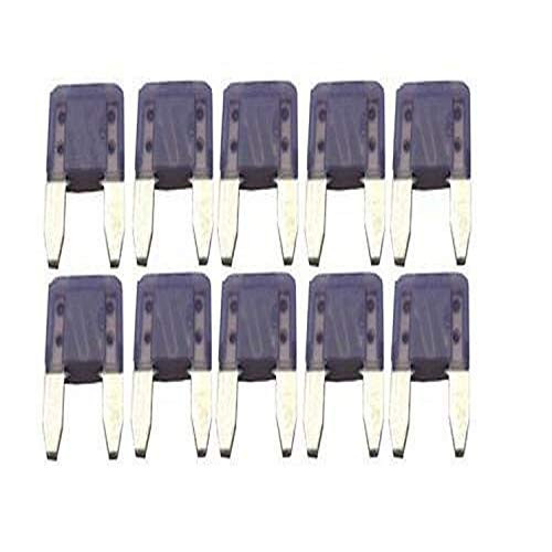 Hayward GLX-F3A-10PK 3-Amp Violet Fuse Replacement Kit for Hayward Goldline Aqua Logic Automation and Chlorination- Set of 10