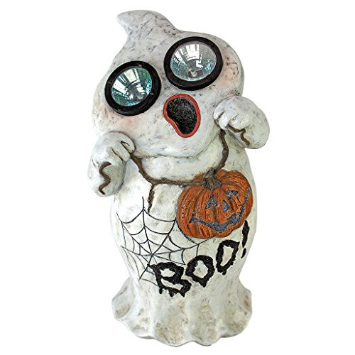 Design Toscano Ghostly Visions Solar Garden Statue - Ghost Statue - Halloween Prop