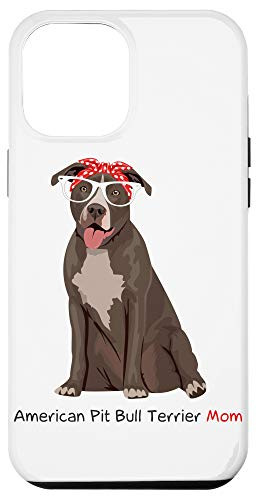 iPhone 12 Pro Max American Pit Bull Terrier Mom Retro Mothers Day Gift Idea Case