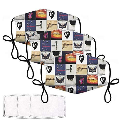 Neck Gaiter Face Mask Reusable Bandana Face Shield Washable Sun Dust Wind Face Scarf Balaclava Adjustable Earloop -3PCS