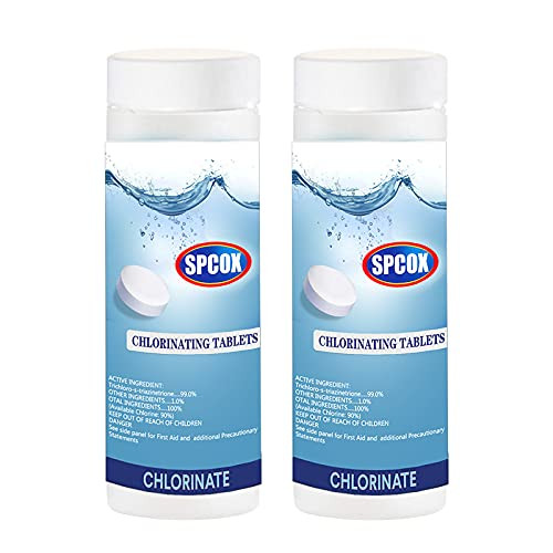 2PCS Chlorine Floater-Multifunctional Chlorine Pool Tablets-Chlorine Granules for Swimming Pool? Maintains A Healthy Pool -C-