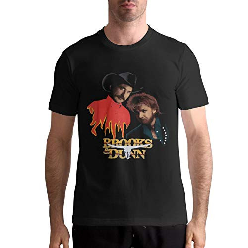 Brooks Dunn Shirt Men's Cotton T Shirt Fashion Casual Round Neck Tops Short Sleeve Tee L Black Brooks Dunn Shirt Men's Cotton T Shirt Fashion Casual Round Neck Tops Short Sleeve Tee L Black