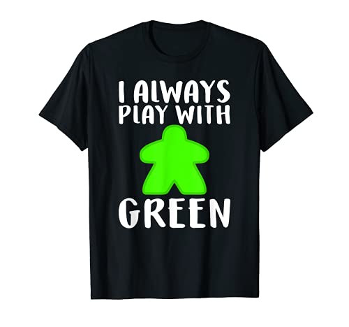 Cool Green Meeple Funny Board Game Lovers Gift Men Women T-Shirt