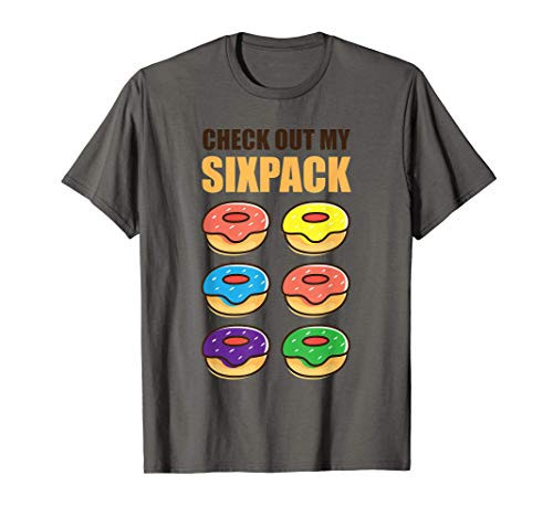 Cute Check Out My Six Pack Doughnut Abs Boys and Girls T-Shirt Cute Check Out My Six Pack Doughnut Abs Boys and Girls T-Shirt