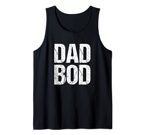 Mens Dad Bod Funny Gym Workout Cheat Day Tank Top