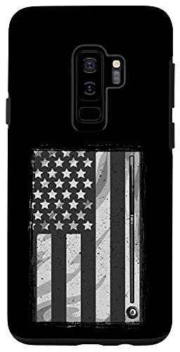 Galaxy S9 Plus  Funny Billiards Pool Hall Snooker USA Flag American Flags Case