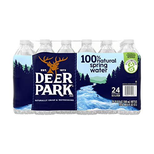 Deer Park Bottled Spring Water- 16.9 Ounce -24 Bottles-
