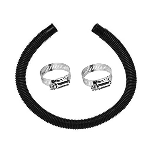 fregthf Swimming Pool Hose Filter Pump Replacement Hose with Clamps for Ground Pool -1 Hose 2 Clamps-